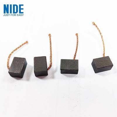 فرشاة الكربون النحاسية لبدء تشغيل الدراجات النارية 6.5 X 8.5 X 12mm