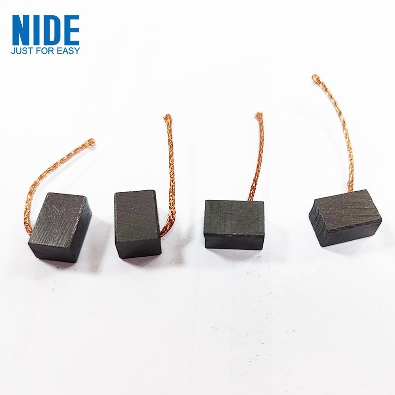 فرشاة الكربون النحاسية لبدء تشغيل الدراجات النارية 6.5 X 8.5 X 12mm